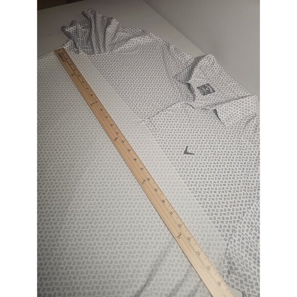 Callaway MENS Opti-Dri Polo White/black accents. EXTRA LARGE - Picture 6 of 7